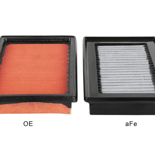 aFe Power Magnum FLOW Pro DRY S OE Replacement Filter (Pair) 14-19 Infiniti Q50 V6 3.5L/3.7L - Image 4