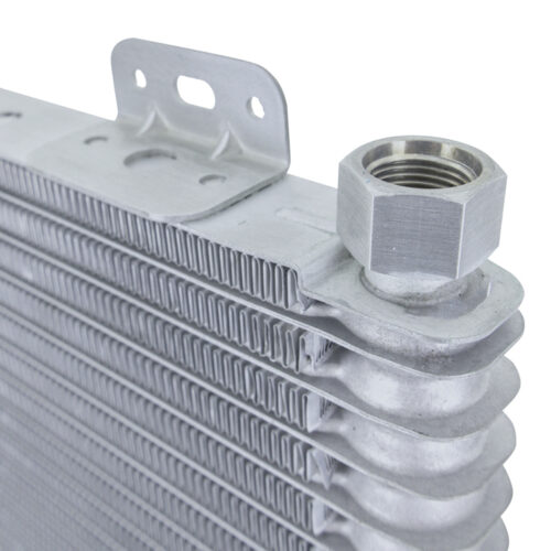 Mishimoto 13-Row Stacked Plate Transmission Cooler - Silver - Image 7