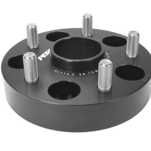 PERRIN Subaru 30mm Wheel Spacers 5x114.3 BP w/56mm Hub - Black - Image 6