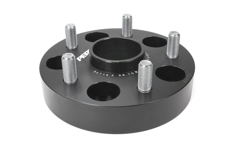 PERRIN Subaru 30mm Wheel Spacers 5x114.3 BP w/56mm Hub - Black - Image 6
