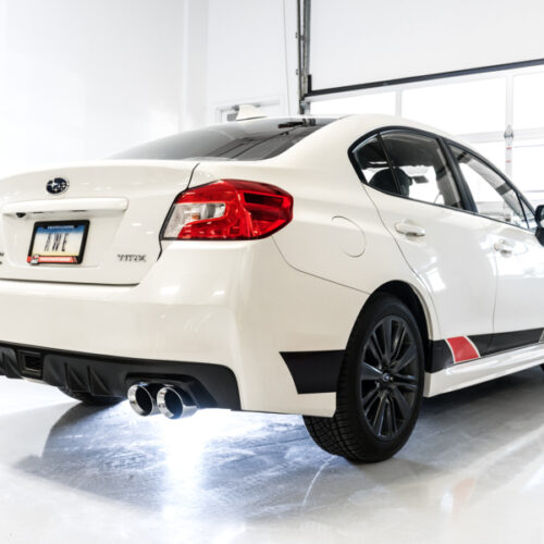AWE Tuning Track Edition Exhaust - Chrome Silver Tips (102mm) for Subaru WRX/STI VA/GV Sedan - Image 4