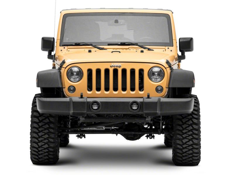 Raxiom for 2007-2018 Jeep Wrangler JK Axial Series 4-In LED Fog Lights- Clear - Image 3