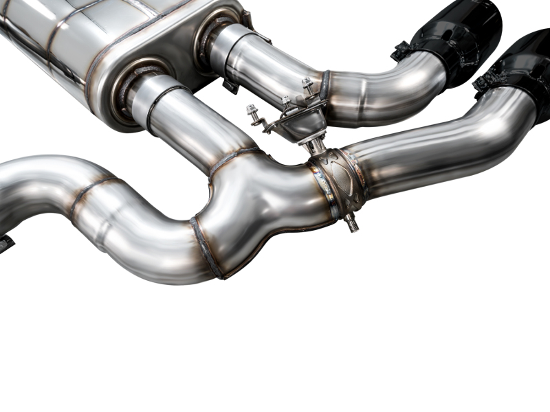 AWE Tuning SwitchPath Axle-Back Exhaust - Diamond Black Tips for 20-25 BMW X3 M/M Comp (F97) AWD - Image 7