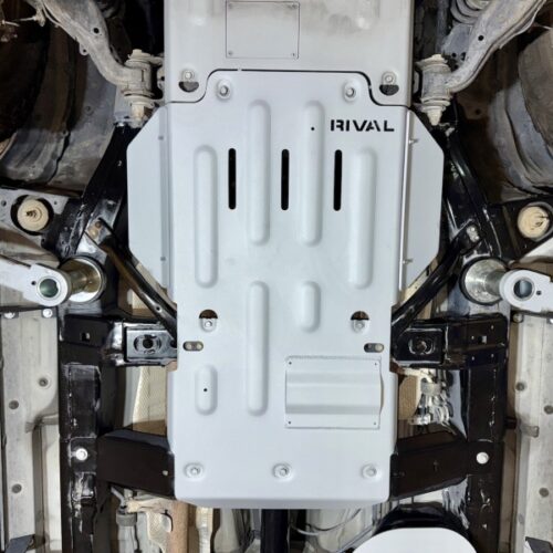 Alternative view of Rival 10-24 Toyota 4Runner Aluminum Transmission Transfer Case Catalytic Converter Skid Plate