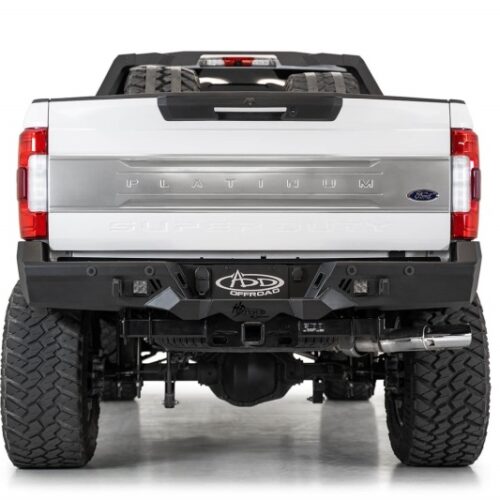 Addictive Desert Designs for 17-20 Ford Super Duty Bomber HD Rear Bumper w/ Mounts For Cube Lights - Image 3