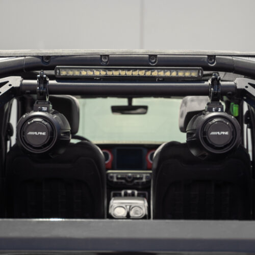 DV8 Offroad SBJL-01 18-23 Jeep Wrangler JL 4-Door Speaker/Light Bar Mount - Image 5