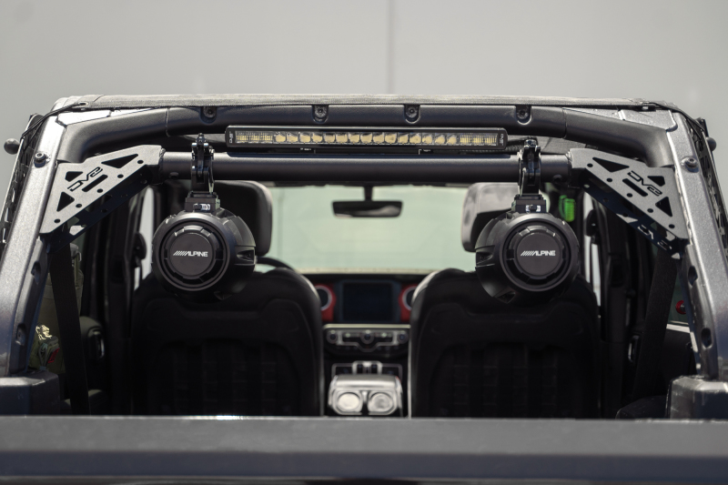 DV8 Offroad SBJL-01 18-23 Jeep Wrangler JL 4-Door Speaker/Light Bar Mount - Image 5