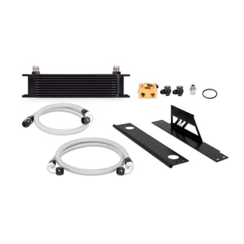 Mishimoto Oil Cooler Kit - Black for 02-05 Subaru WRX/STi Thermostatic - Image 4