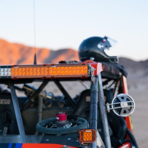 Alternative view of Rigid Industries Light Cover for E/RDS Amber PRO - 10in.