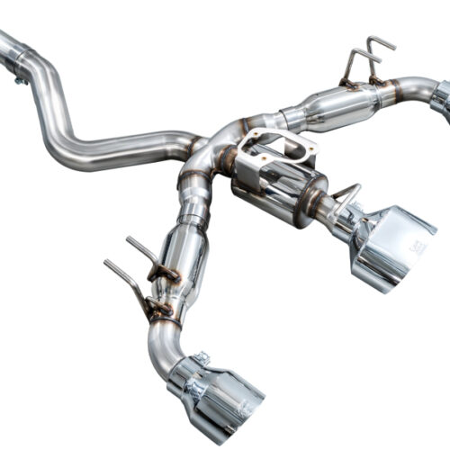 AWE Tuning Track Edition Cat-Back Exhaust - Chrome Silver Tips for 23-24 Toyota GR Corolla - Image 4