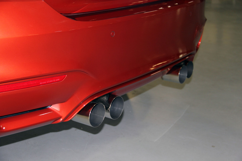 Dinan for 15-20 BMW M3/M4 (F80/F82/F83) Free Flow Axleback Exhaust System - Black Tips - Image 5