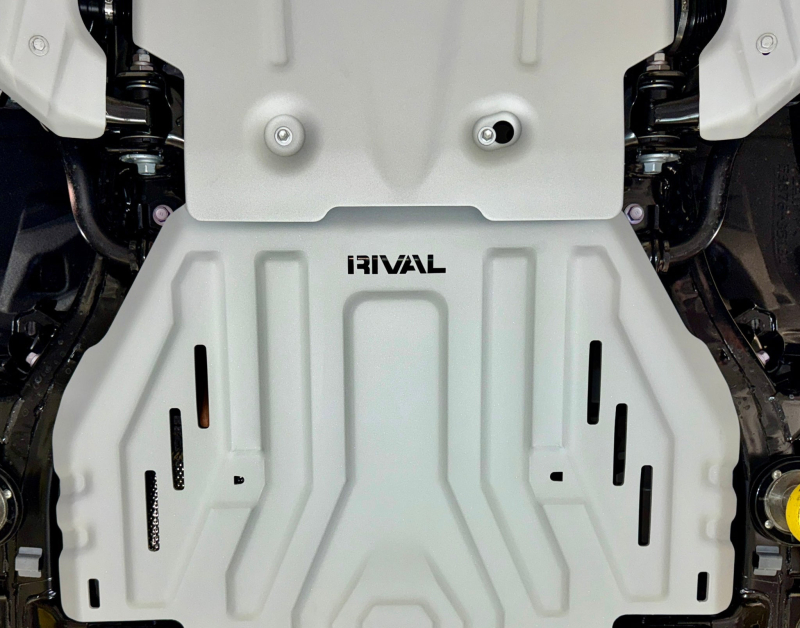 Rival 24-26 Toyota Tacoma i-Force Max Hybrid Aluminum Transmission Catalytic Converter Skid Plate - Image 8
