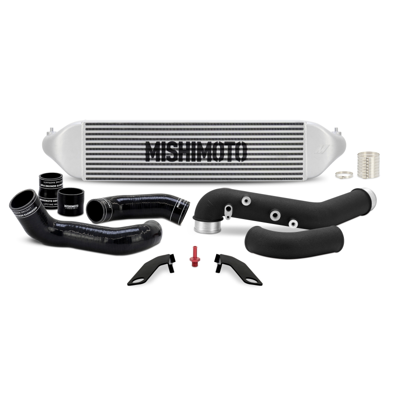 Mishimoto Intercooler Kit w/Pipes - Silver Intercooler/Black Pipes for 2023+ Honda Civic Type-R