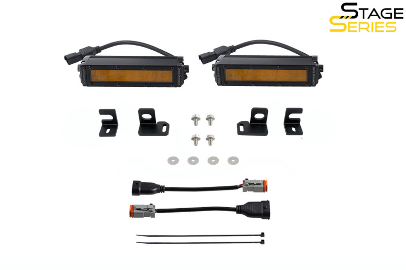 Diode Dynamics 2024+ Toyota Tacoma SS6 LED Stage Series Fog Light Kit - Image 6
