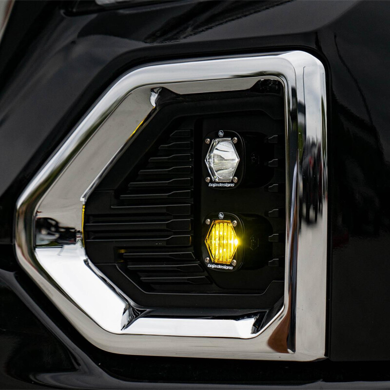 Baja Designs for 19+ GMC 1500 S1 Fog Pocket Mount Kit Clear Spot / Amber Wide Cornering
