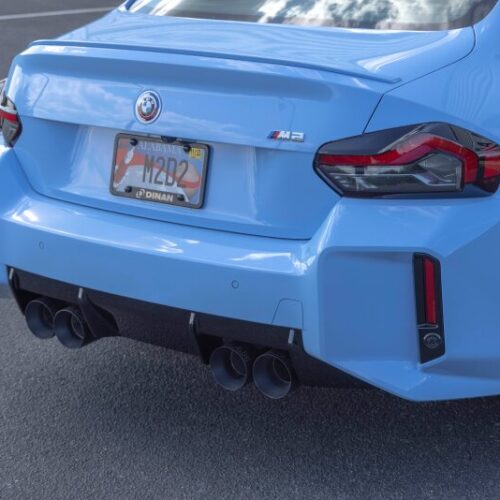Dinan for 23-26 BMW M2 (G87) Valved Axleback Exhaust System - Black Tips - Image 4
