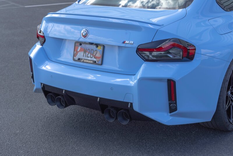 Dinan for 23-26 BMW M2 (G87) Valved Axleback Exhaust System - Black Tips - Image 4