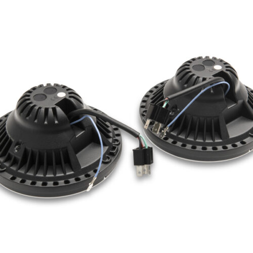 Raxiom for 2007-2018 Jeep Wrangler JK Axial Series LED Headlights- Black Housing (Clear Lens) - Image 7