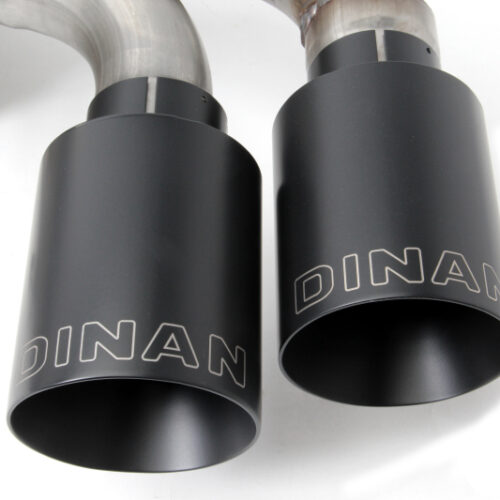 Dinan for 18-23 BMW M550i (G30) Free Flow Axleback Exhaust System - Black Tips - Image 3