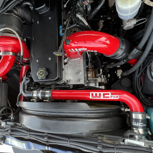 Wehrli WCF100678-BR 03-09 Dodge 5.9L/6.7L Cummins (Non-Twin CP3) Upper Coolant Pipe - Bengal Red - Image 7
