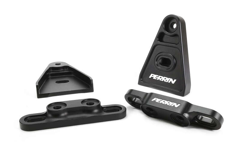 PERRIN 15+ Subaru WRX/STI High-Lift Hood Brackets (Black) - Image 2