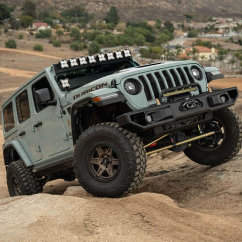 DV8 Offroad 18+ Jeep Wrangler JL / 20+ Jeep Gladiator JT OE Plus Front Bumper - Image 8