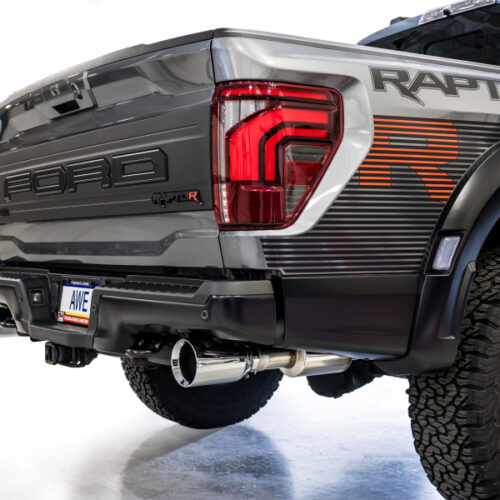 AWE Tuning Gen 3 Raptor R SwitchPath Exhaust - Chrome Silver Tips - Image 6
