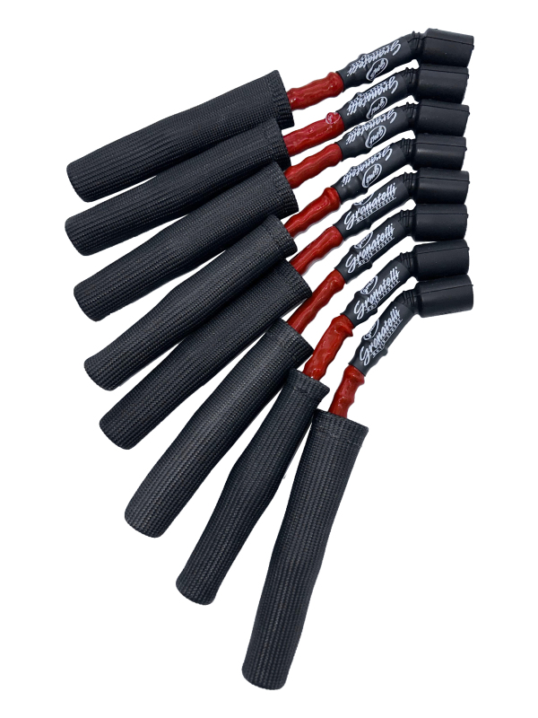 Granatelli 99-23 GM LS2/LS3/LSA/LS7/LS9 Hi-Perf Coil-Near-Plug Wire Conn Kit w/Red Jacket/Blk Sleeve - Image 4