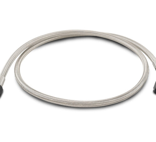 Vibrant Pre-Assembled Hose Assemblies -4AN 36in Length Hose End Style Straight/90 Degrees