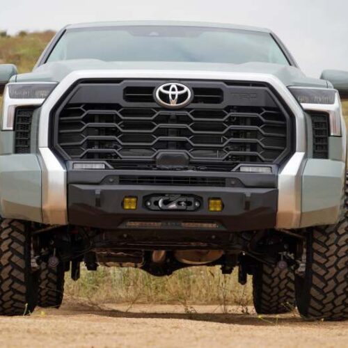 DV8 Offroad 22-26 Toyota Tundra Centric Series Front Bumper - Image 8