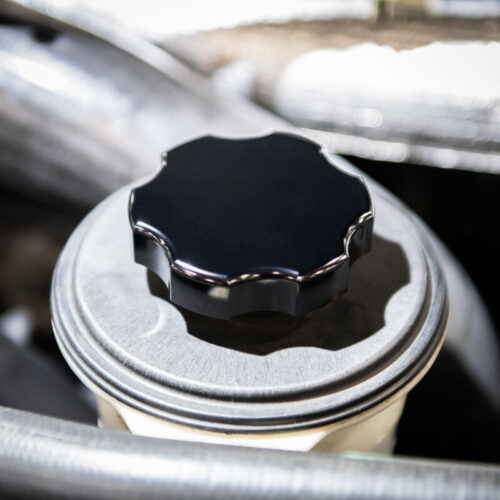 Wehrli 17-26 Ford Super Duty 6.7L Power Stroke Billet Power Steering Reservoir Cap - Clear Anodized - Image 6