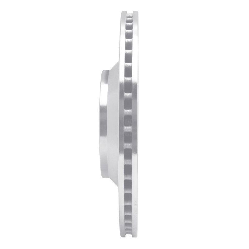 R1 Concepts for 06-25 Audi Q3 Rear Right Drilled & Slotted Silver Brake Rotor - Image 3