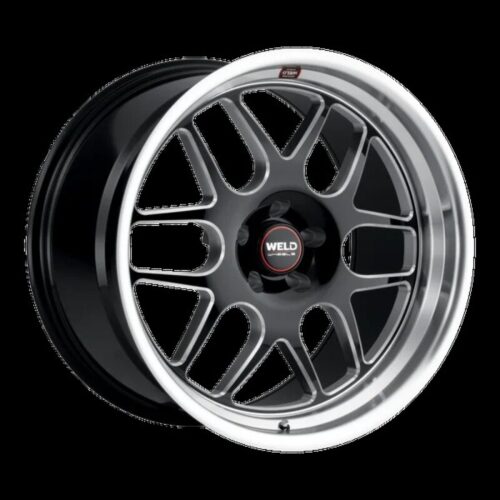 Weld Solana 17x11 / 5x127 BP / ET-44 / 78.1mm Bore - Gloss Black MIL DIA Wheel