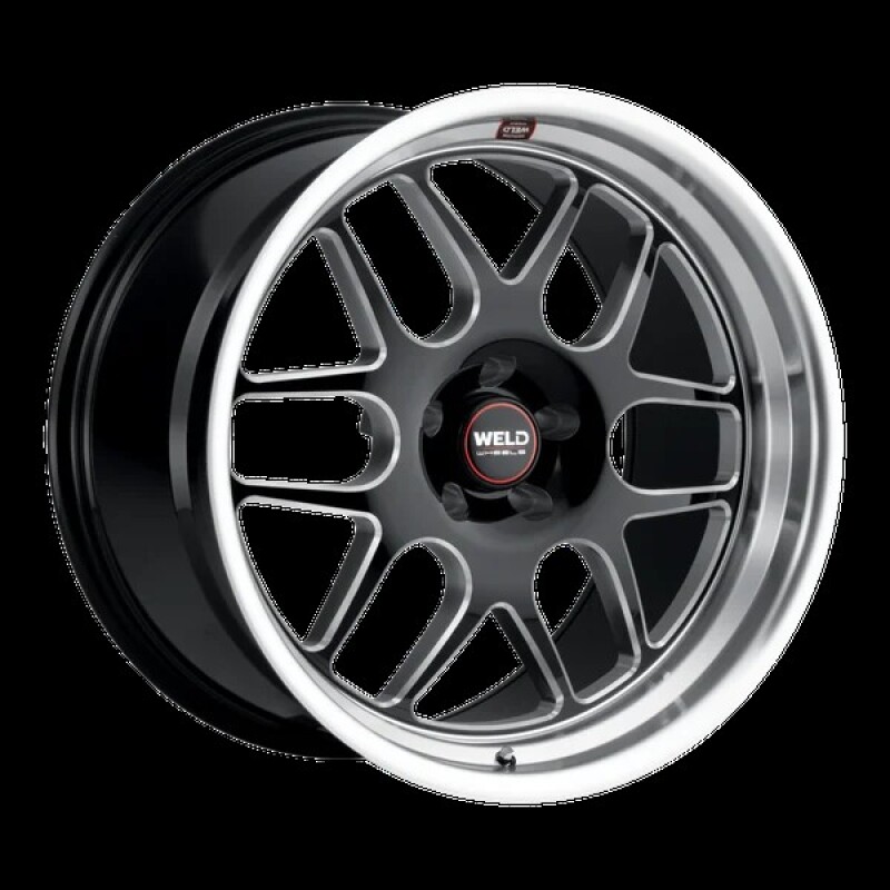 Weld Solana 18x9.5 / 5x114.3 BP / ET25 / 70.5mm Bore - Gloss Black MIL DIA Wheel