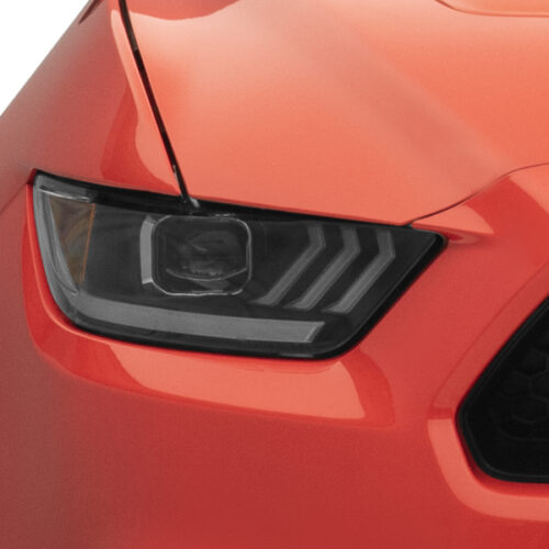 Raxiom for 2015-2017 Ford Mustang GT350 GT500 LED Projector Headlights- Black Housing (Clear Lens) - Image 8