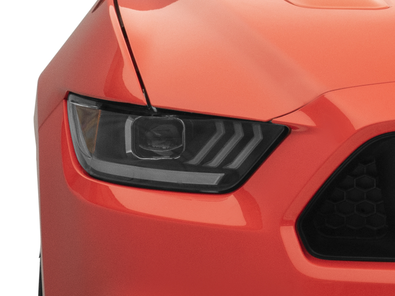 Raxiom for 2015-2017 Ford Mustang GT350 GT500 LED Projector Headlights- Black Housing (Clear Lens) - Image 8