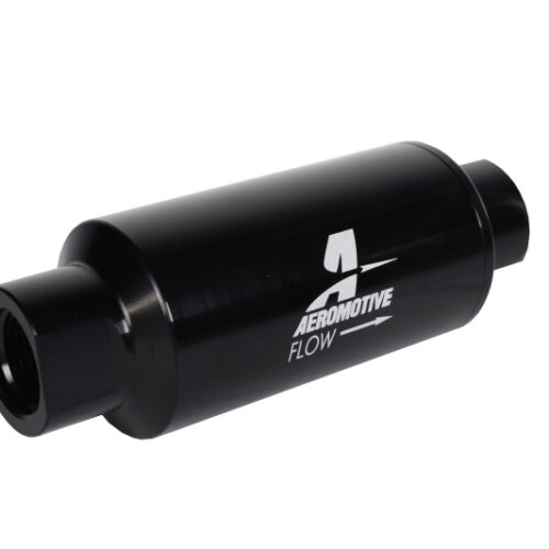 Aeromotive In-Line Filter 10AN 10 Micron Microglass Element Bright-Dip Black 2in OD - Image 6