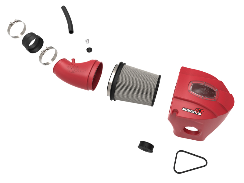 aFe Power Momentum GT Limited Edition Cold Air Intake 11-17 Dodge Challenger/Charger SRT - Red - Image 7