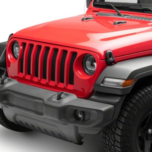 Raxiom for 2018-2023 Jeep Wrangler JL Axial Series 9-In Angel Eye LED Headlights- Black Housing (Clear Lens) - Image 10