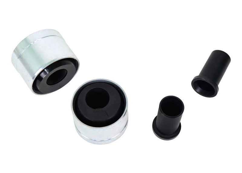 Whiteline 2009+ Nissan 370Z / Z Lower Control Arm - Inner Rear Bushing Kit (Double Offset) - Image 3