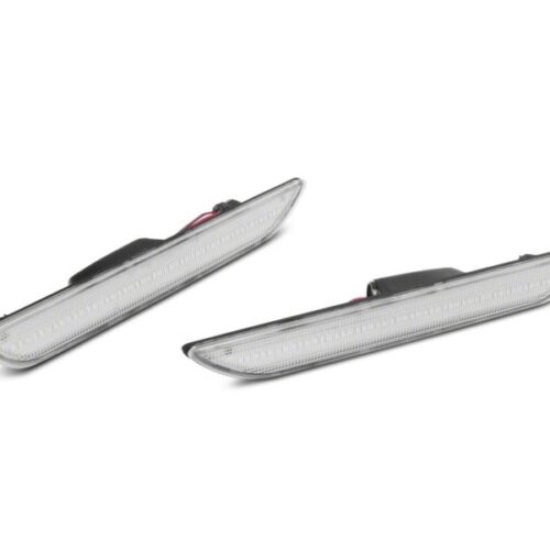 Raxiom for 2015-2023 Ford Mustang Axial Series LED Side Marker Lights Rear- Clear - Image 4