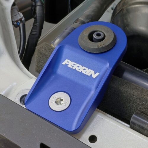 Alternative view of PERRIN 08-14 Subaru WRX/STI / 08-11 Impreza / 08-10 Outback Upper Radiator Bracket Set - Blue