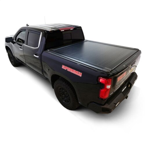 Westin 19-26 Chev/GMC Silverado/Sierra 1500 5ft 8in Bed Electric Retractable Tonneau Cover - Black - Image 4