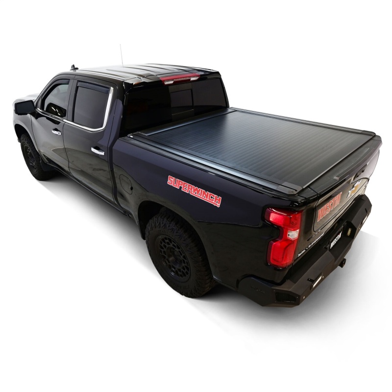 Westin 19-26 Chev/GMC Silverado/Sierra 1500 5ft 8in Bed Electric Retractable Tonneau Cover - Black - Image 4