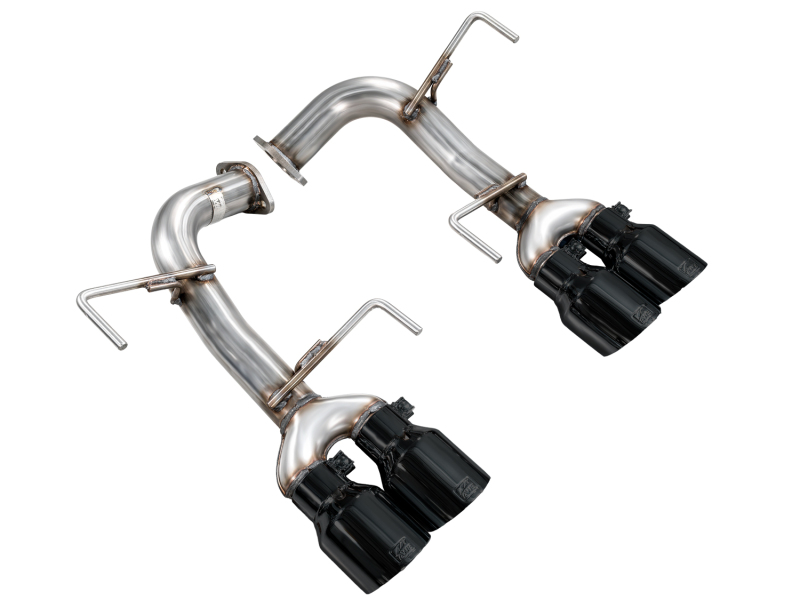 AWE Tuning Track Edition Axle-Back Exhaust - Diamond Black Tips for 22-25 Subaru VB WRX - Image 4
