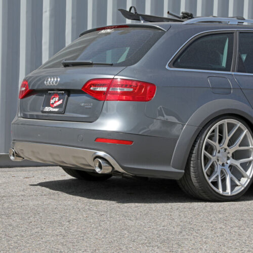 aFe Power MACH Force-Xp 13-16 Audi Allroad L4 SS Axle-Back Exhaust w/ Polished Tips - Image 7