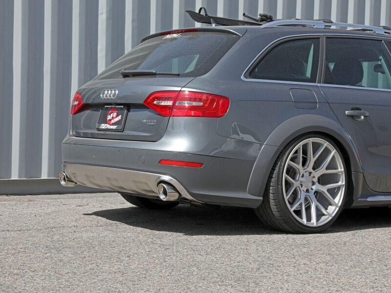 aFe Power MACH Force-Xp 13-16 Audi Allroad L4 SS Axle-Back Exhaust w/ Polished Tips - Image 7