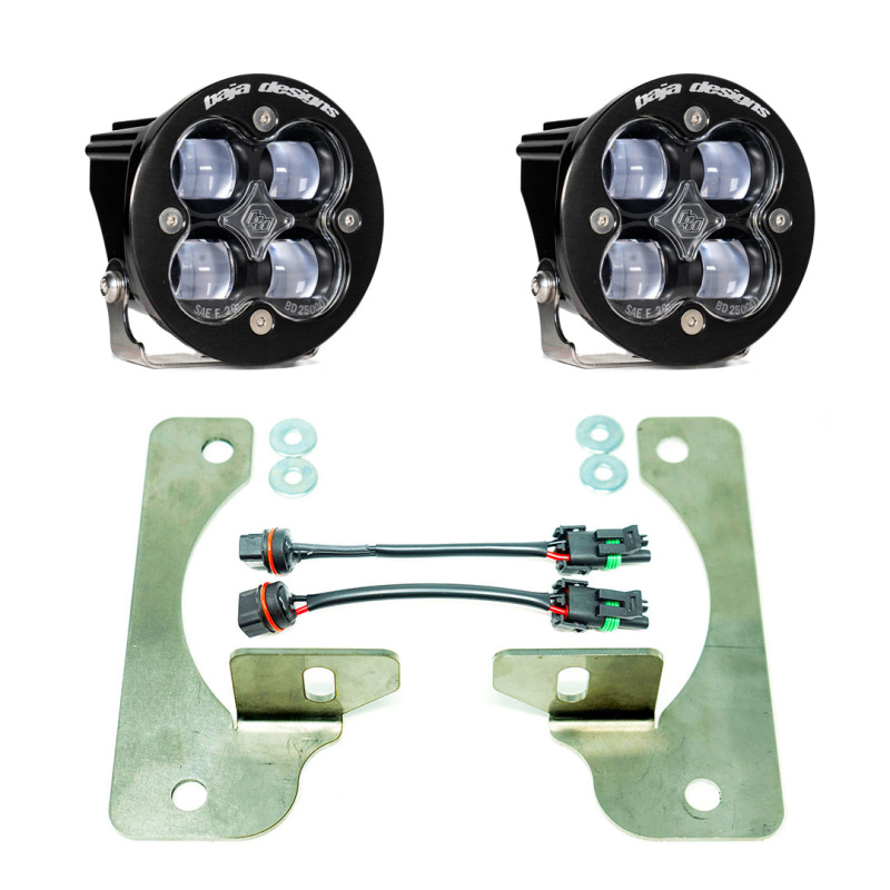 Baja Designs for 18+ Wrangler JL Rubicon Squadron-R Fog Light & Fog Pocket Kit