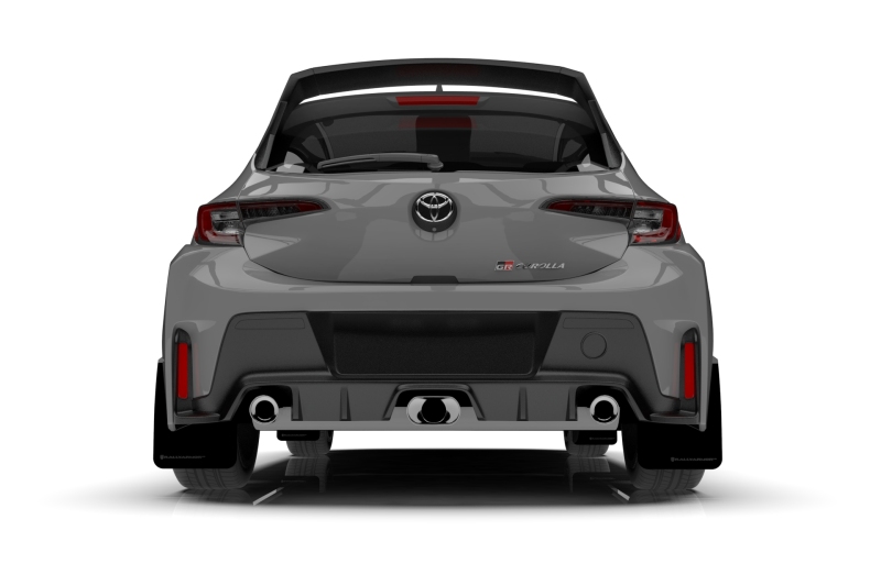 Rally Armor 23-26 Toyota GR Corolla Black Mud Flap w/Light Blue Logo - Image 7