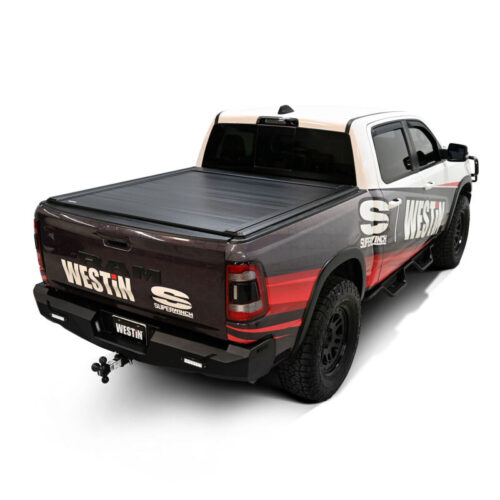 Westin 19-26 RAM 1500 New Body 5ft 7in. (67in) Bed Electric Retractable Tonneau Cover - Black - Image 6